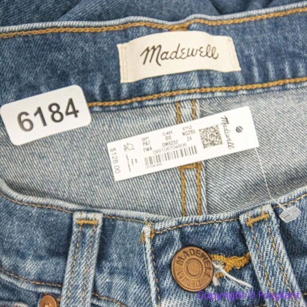 NEW‎ Madewell Balloon Jeans in Ellisboro Wash, 24 - Picture 12 of 15